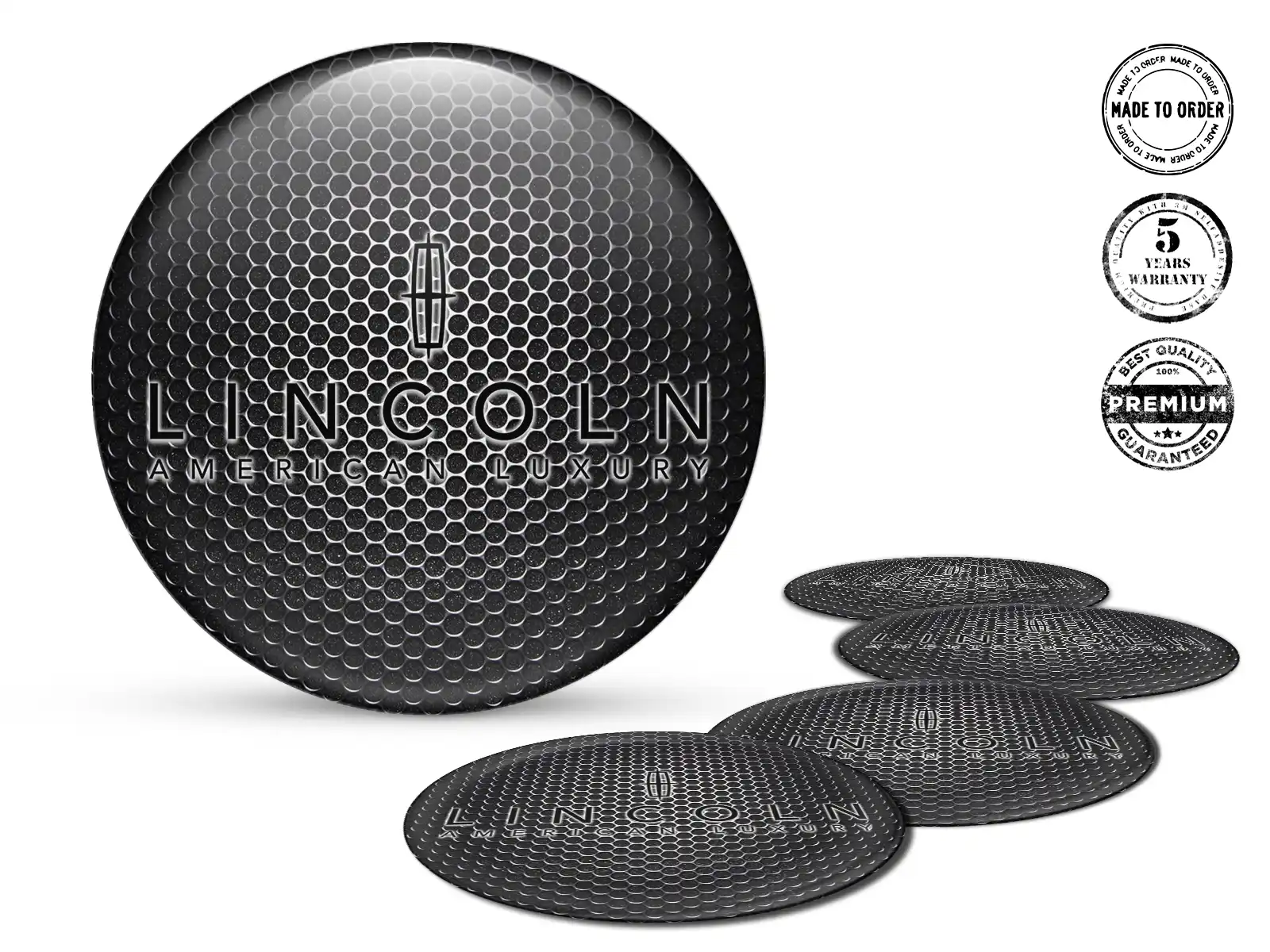 Lincoln Calcomanías de Rueda Edición Pegatinas Resina Custom